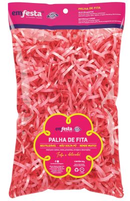 Palha de Fita Rosa Antigo